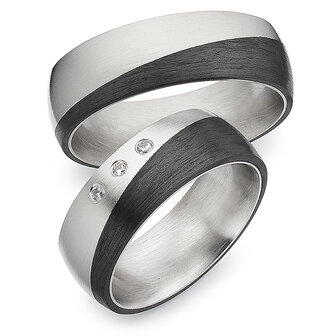 ringen carbon/titanium