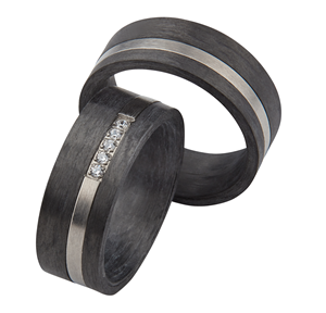 ringen carbon/titanium