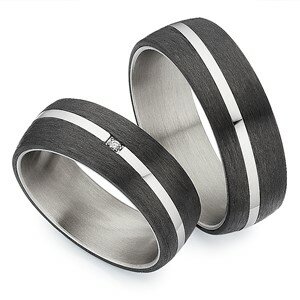 ringen carbon/titanium