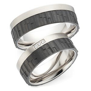 ringen carbon/titanium