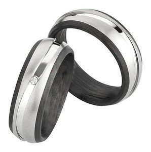 ringen carbon/titanium