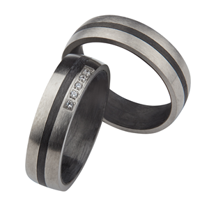 ringen carbon/titanium