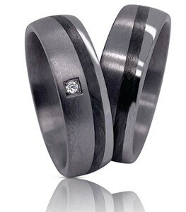 ringen tantal/carbon 