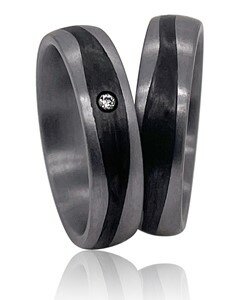 ringen tantal/carbon 